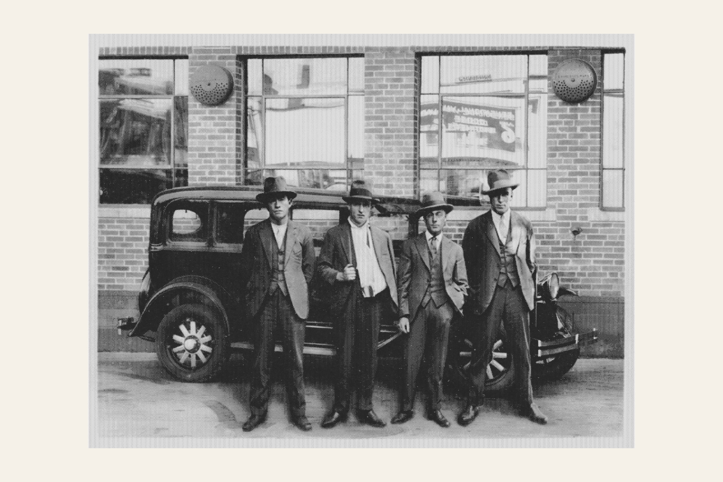 Composited photograph of the Bradley Group, featured prop for episode 3